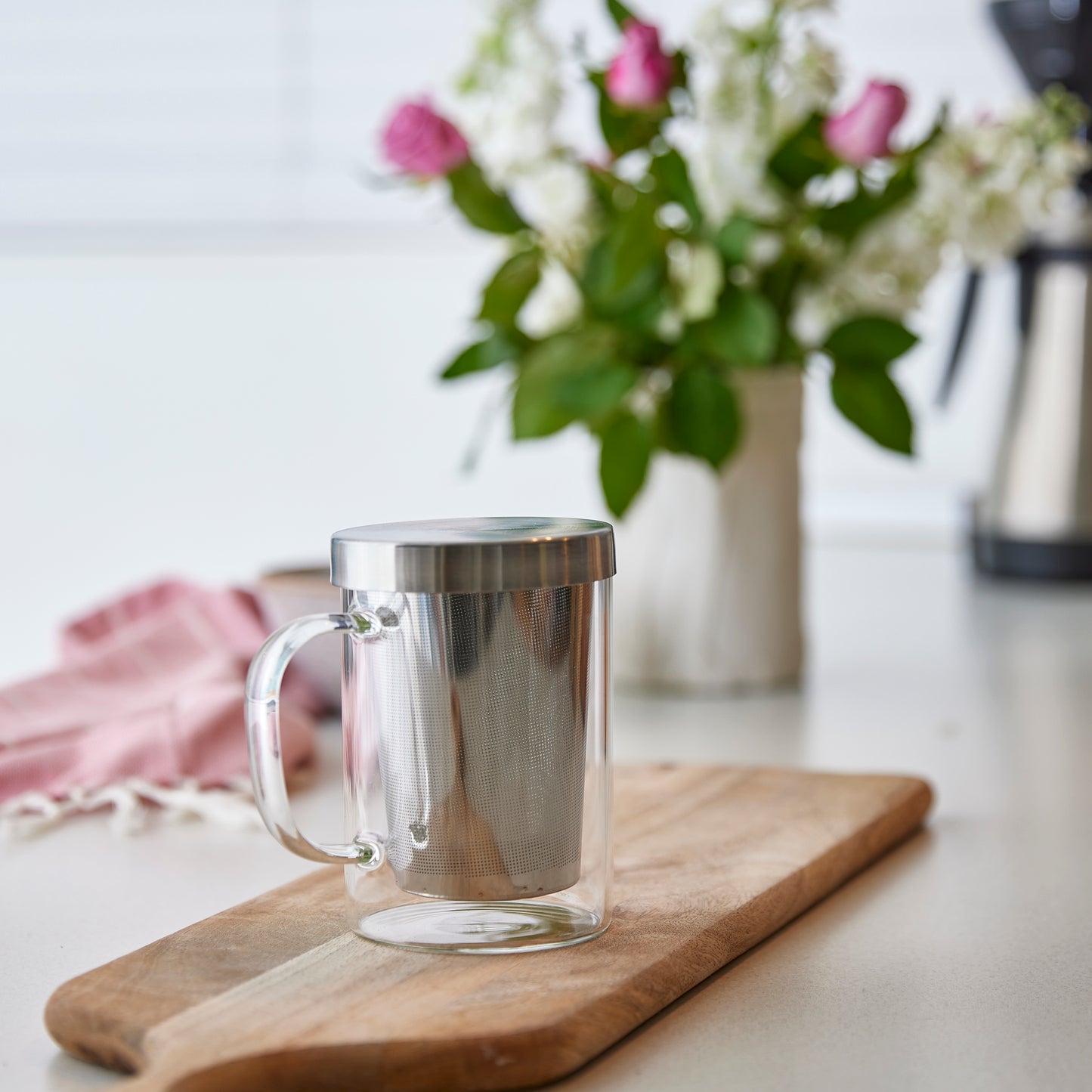 Glass Tea Cup + Infuser