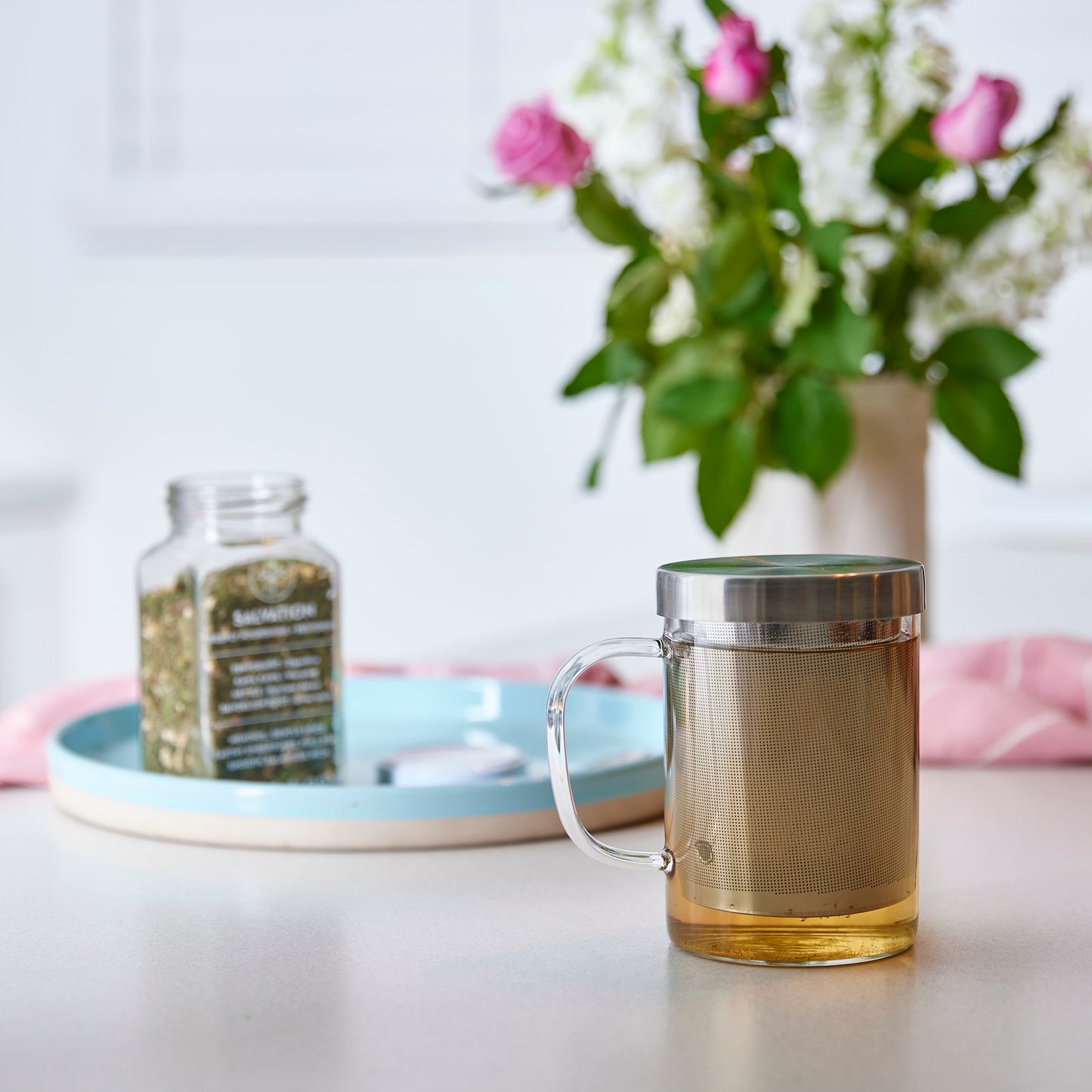 Glass Tea Cup + Infuser