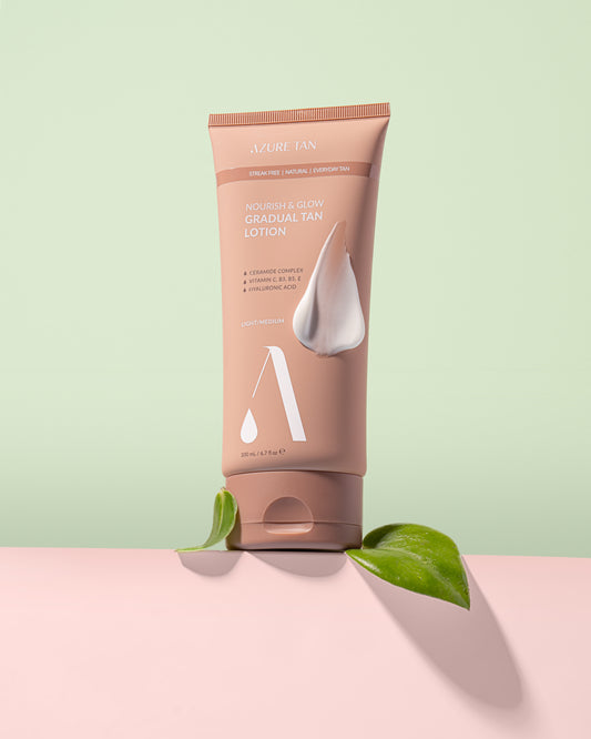 Azure Tan Nourish & Glow Gradual Tan Medium Dark