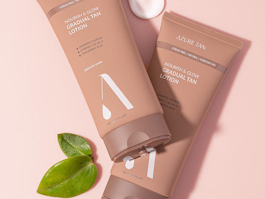 Azure Tan Nourish & Glow Gradual Tan Lotion Light Medium