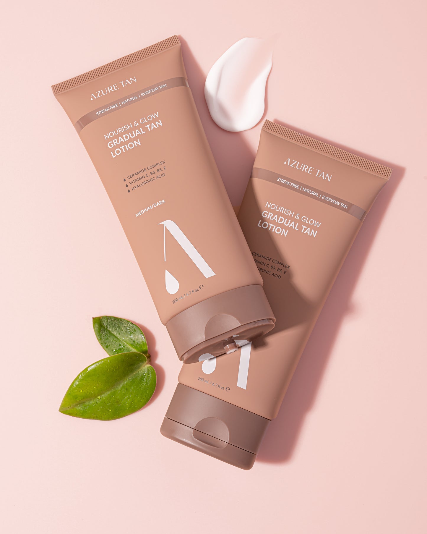Azure Tan Nourish & Glow Gradual Tan Medium Dark