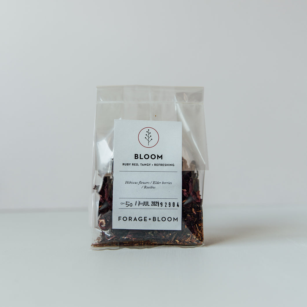 BLOOM : ruby red, tangy + refreshing