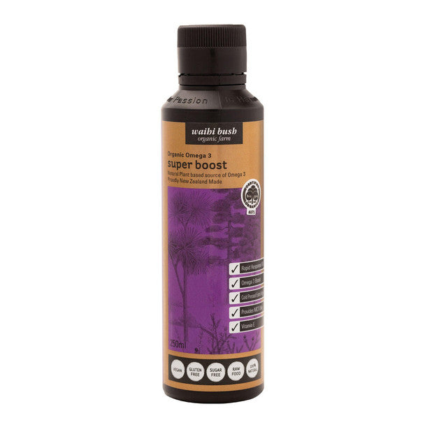 Organic Omega 3 Super Boost Flaxseed Oil Blend