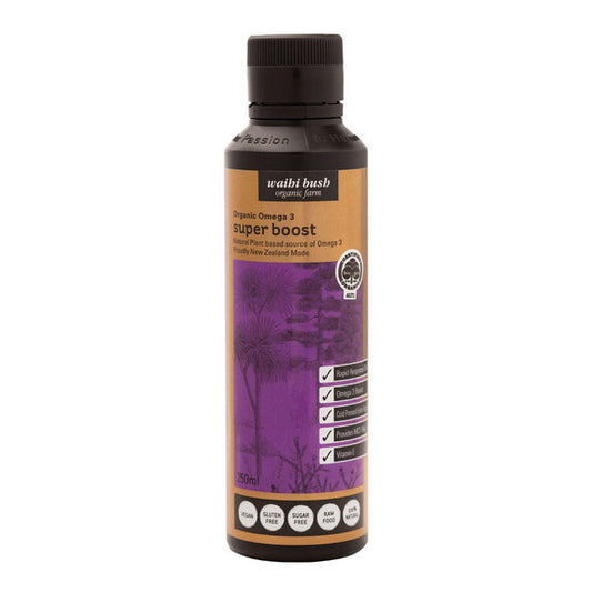 Organic Omega 3 Super Boost Flaxseed Oil Blend