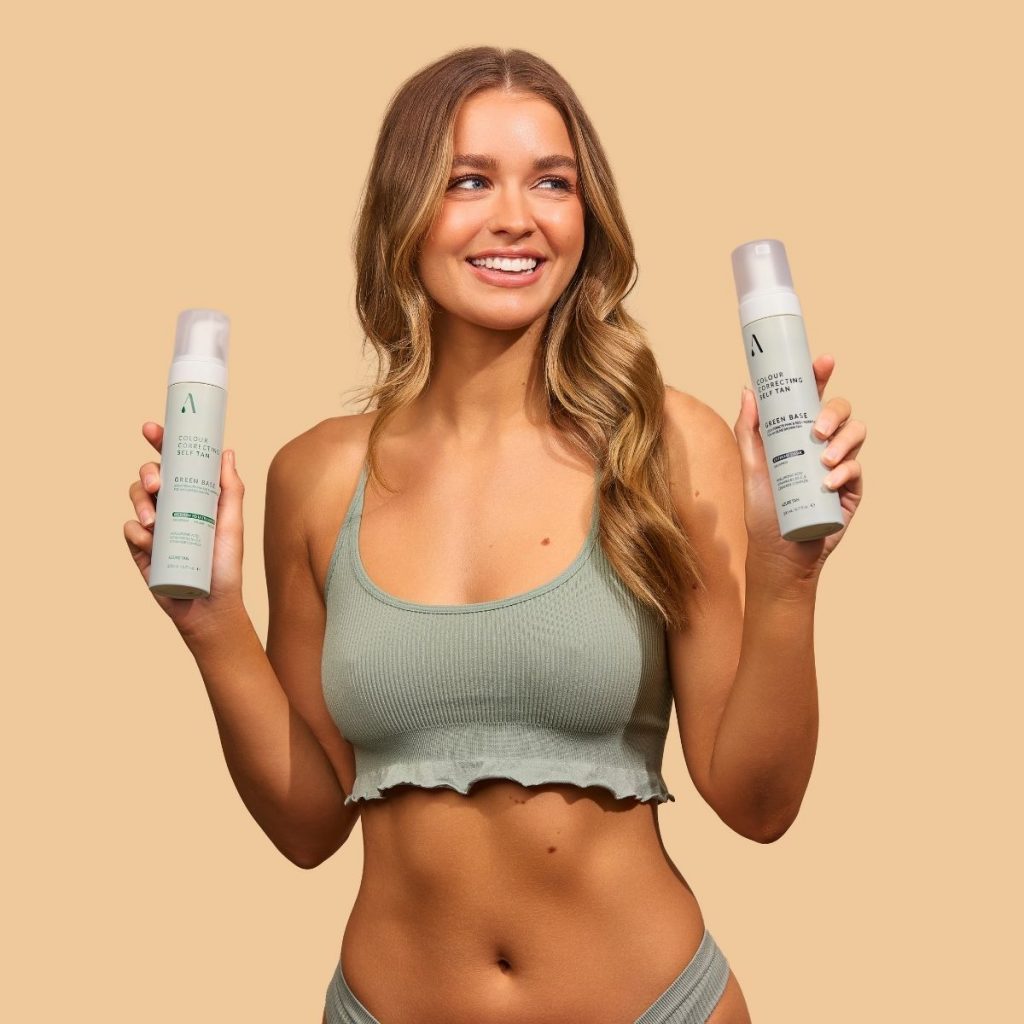 Self Tan Mousse Green Base Medium to Ultra Dark