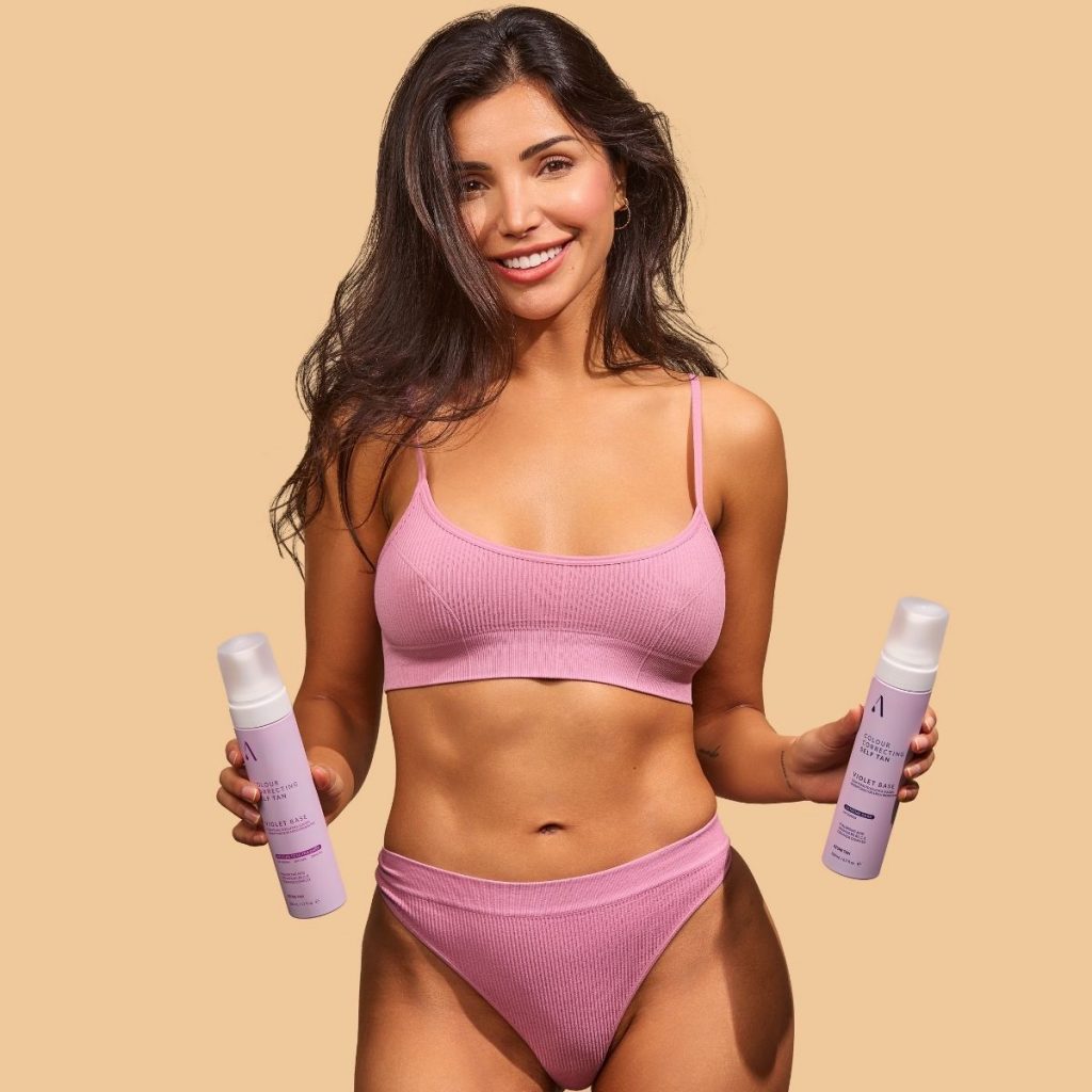 Self Tan Mousse Violet Base Medium to Ultra Dark