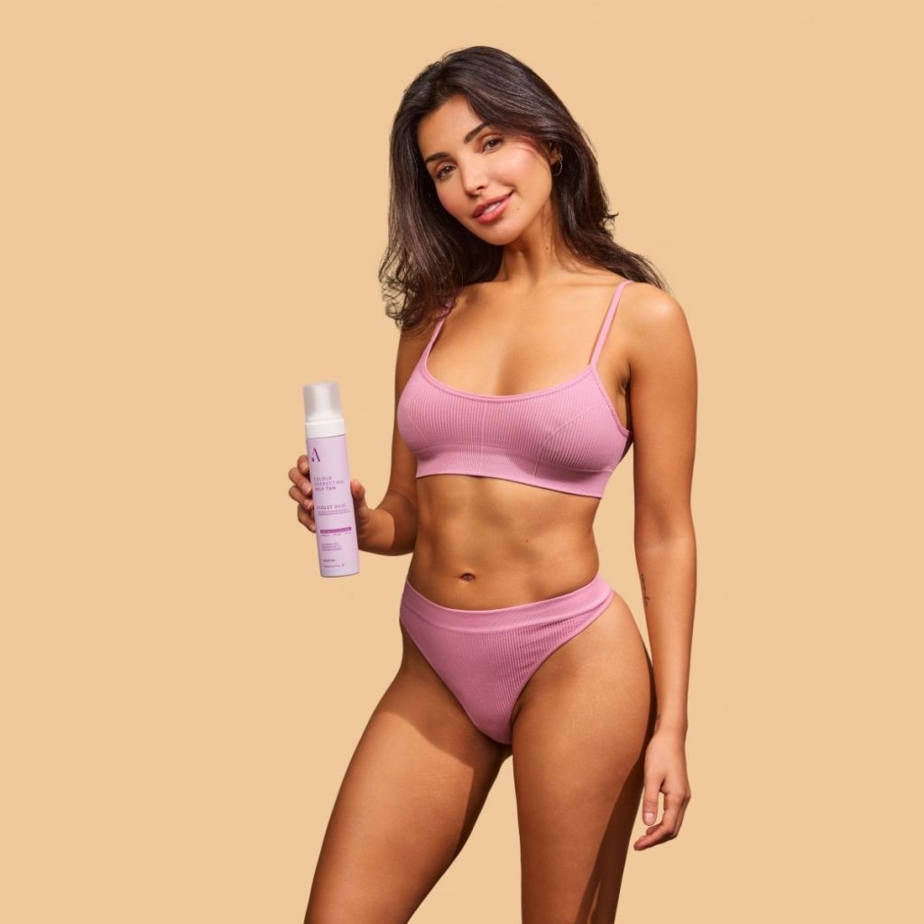 Self Tan Mousse Violet Base Medium to Ultra Dark