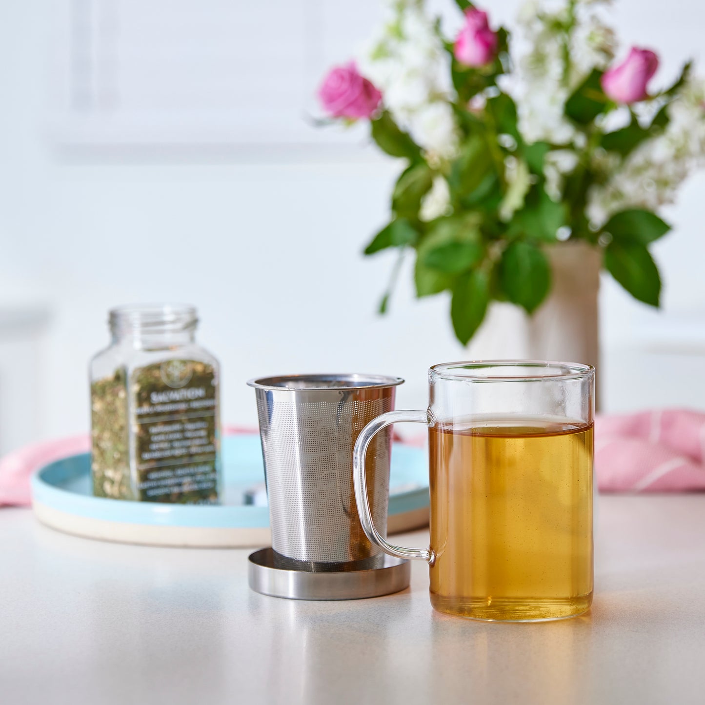 Glass Tea Cup + Infuser