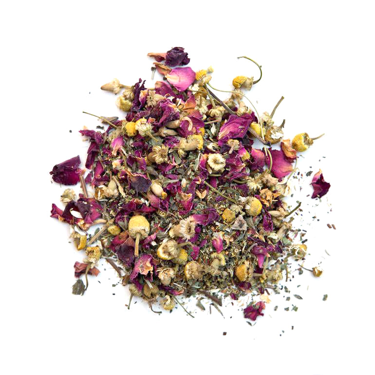 REPOSE : calming, floral + naturally sweet; Chamomile Tea