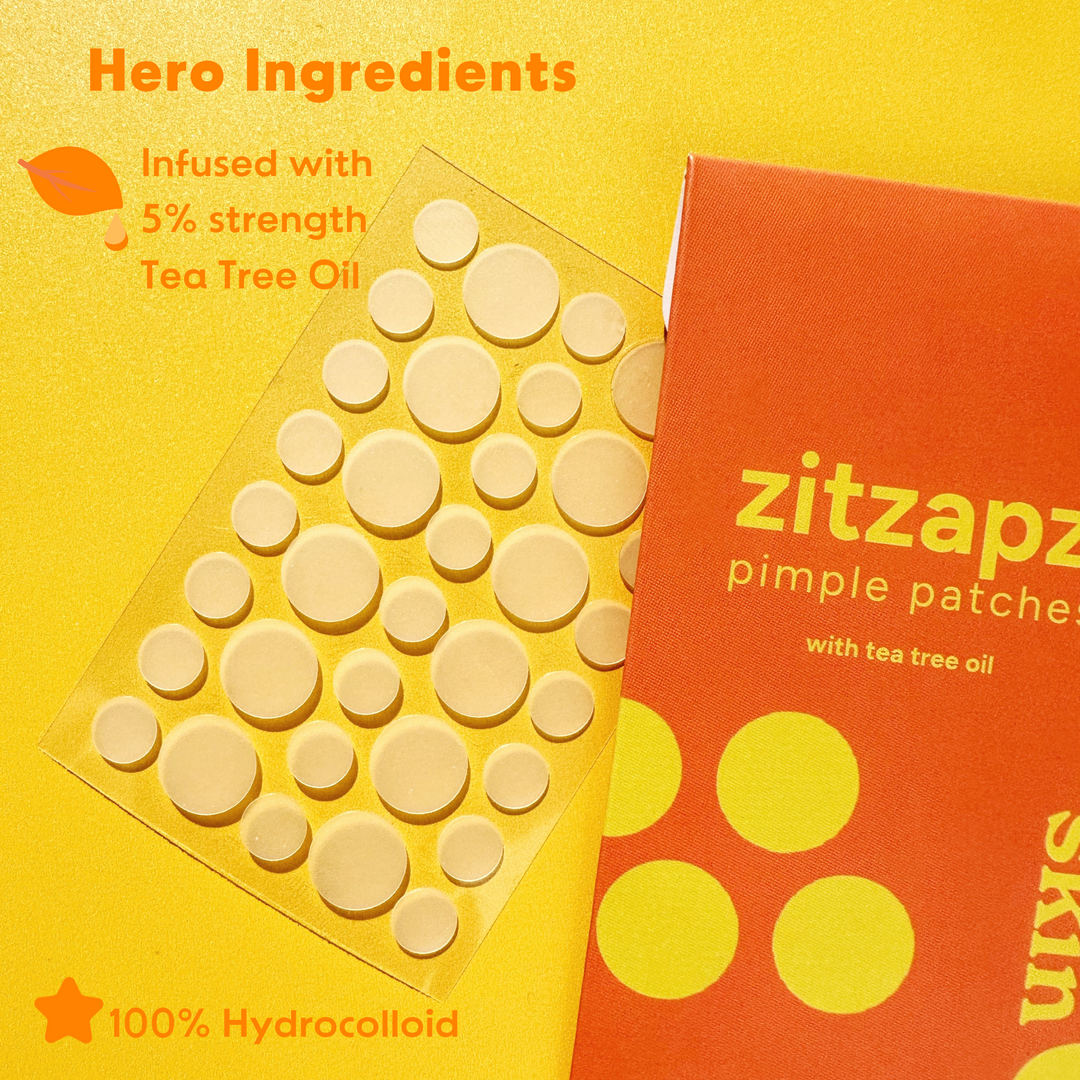 Zitzaps - Tea Tree Infused Clear Pimple Patches