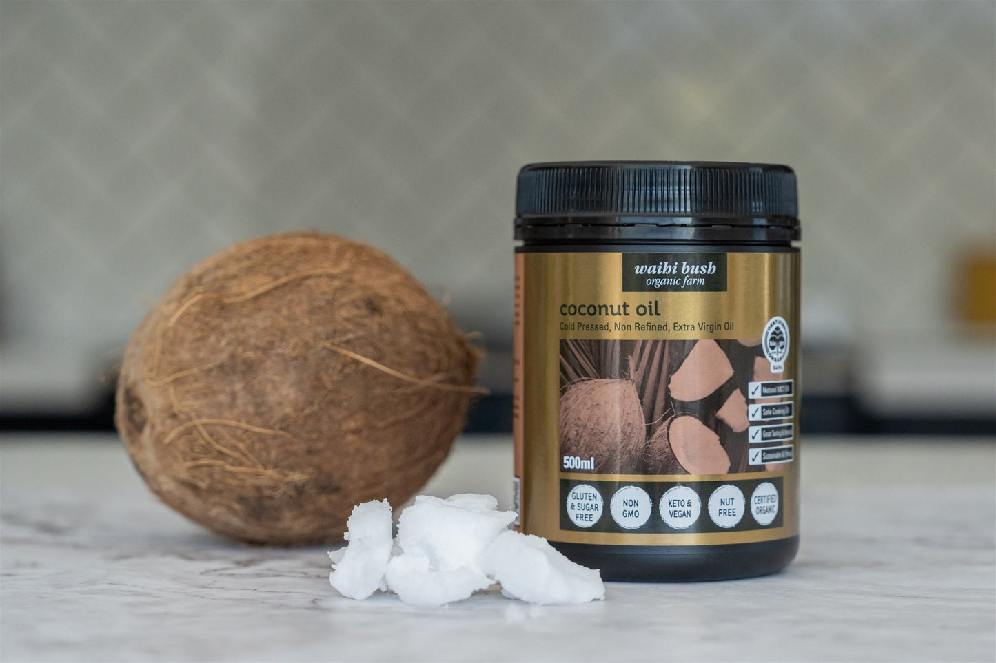 Coconut Oil - Organic Extra Virgin 500ml