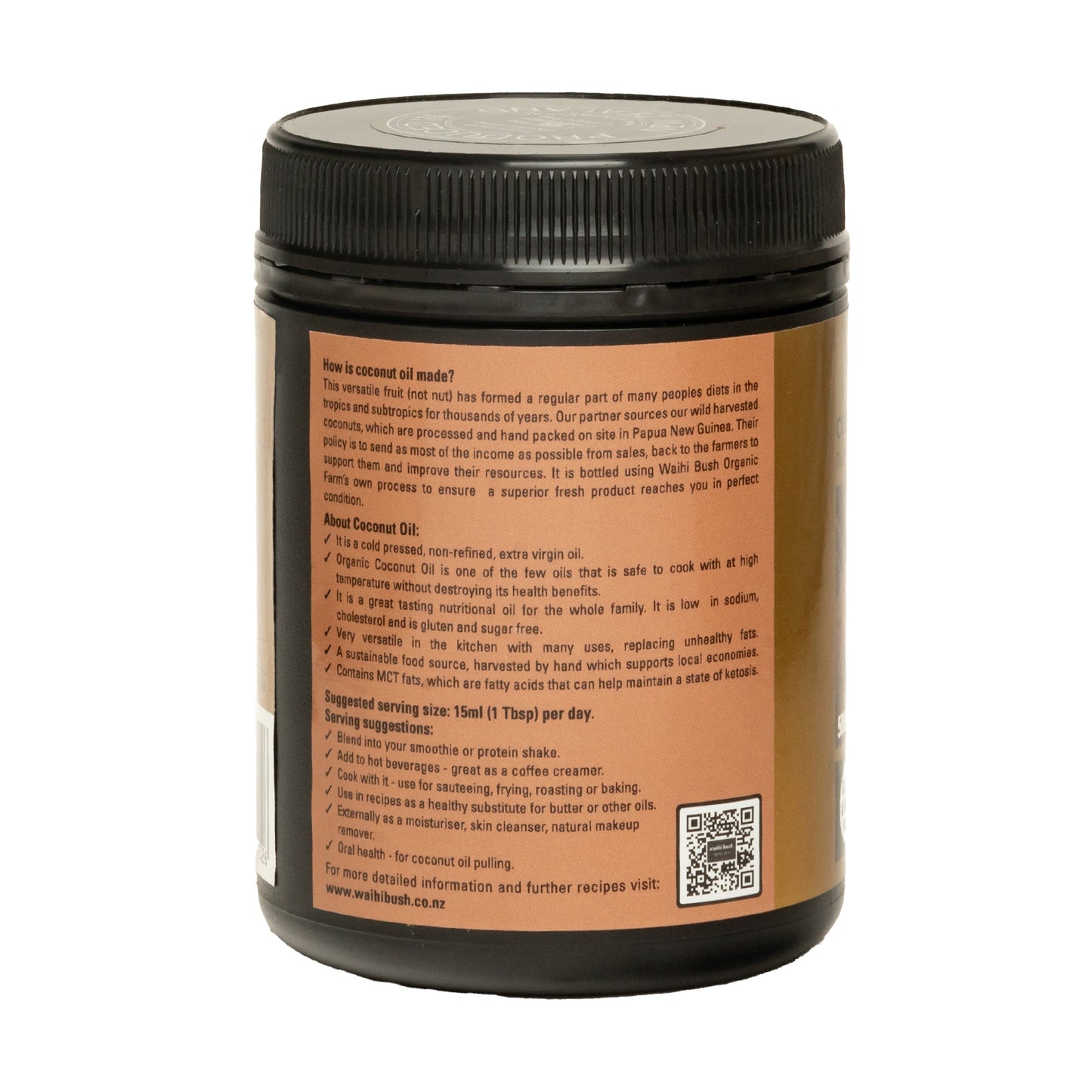 Coconut Oil - Organic Extra Virgin 500ml